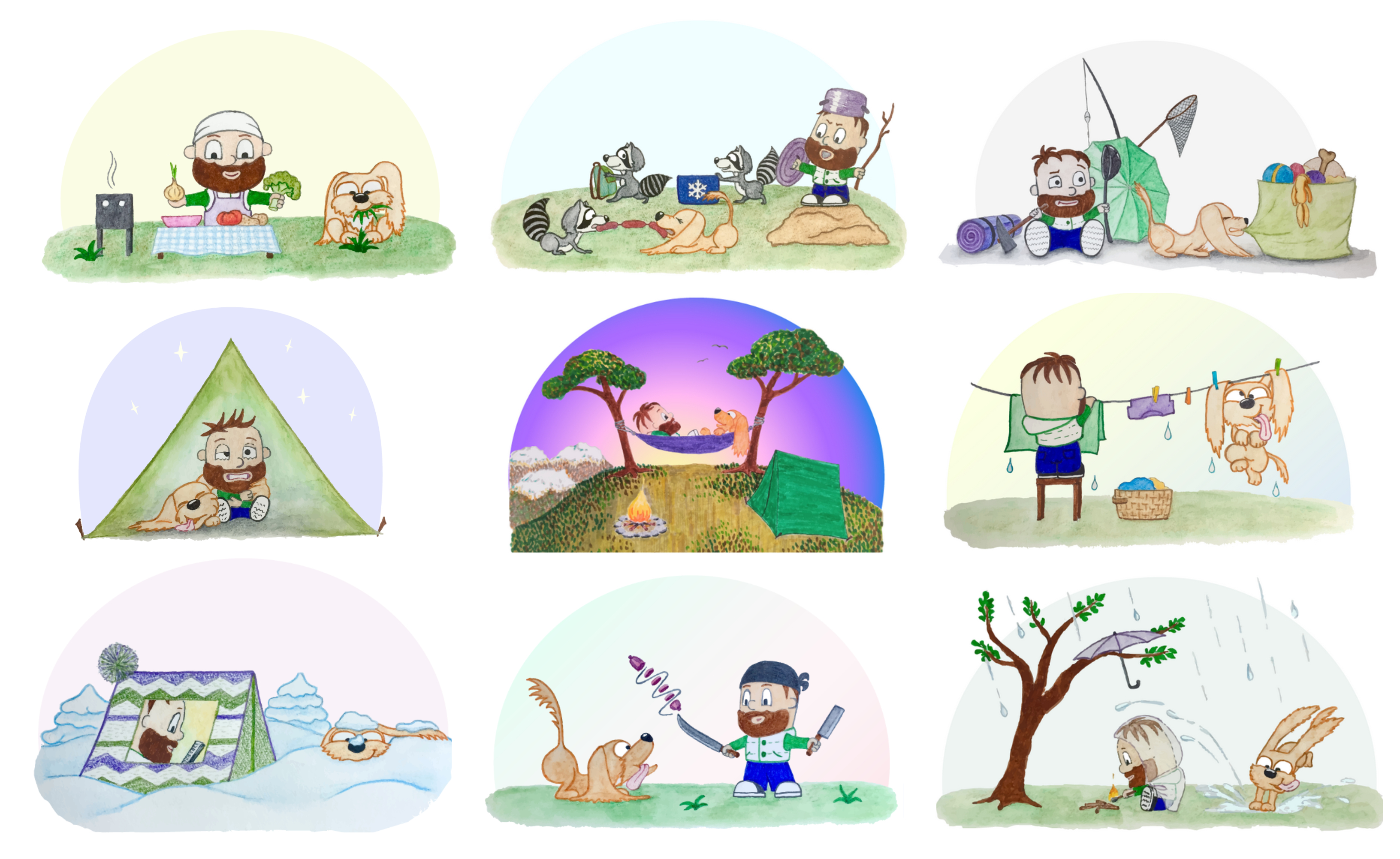 camp story board